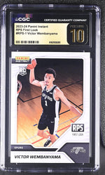 2023 Panini Instant #RPS-1 Victor Wembanyama RPS First Look 1 CGC 10