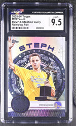 2025 MVP Vault #MVP-6 Stephen Curry MVP Vault CGC 9.5