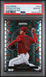 2022 Panini Prizm Stained Glass Shohei Ohtani #SG3 PSA 10