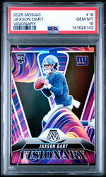 2025 Panini Mosaic Visionary Jaxson Dart #18 PSA 10