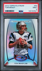 2012 Topps Platinum Tom Brady #50 PSA 9