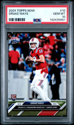 2024 Topps Now Drake Maye #10 /11005 PSA 10