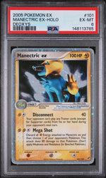 2005 Ex Deoxys English Holo Manectric Ex #101 PSA 6