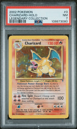 2002 Pokemon Legendary Collection Holo Charizard #3 PSA 7