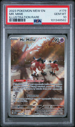 2023 Pokemon Scarlet and Violet 151 Illustration Rare Mr. Mime #179 PSA 10