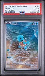 2023 Pokemon Card 151 Korean Art Rare Squirtle #170 PSA 4