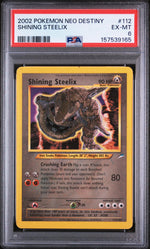 2002 Pokemon Neo Destiny Shining Steelix #112 PSA 6