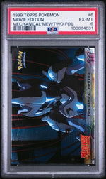 1999 Topps Pokemon the Movie Edt Mechanical Mewtwo-Foil Movie Edition #6 PSA 6