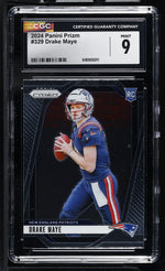 2024 Prizm #329 Drake Maye CGC 9