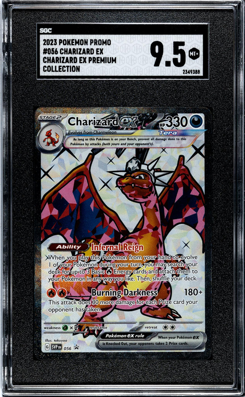 2023 Charizard EX Premium Collection #056 Charizard Pokemon Promo SGC 9.5