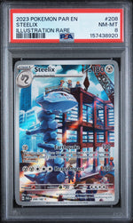 2023 Pokemon Scarlet and Violet Paradox Rift Illustration Rare Steelix #208 PSA 8