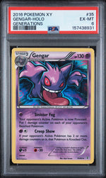 2016 Pokemon Generations Holo Gengar #35 PSA 6