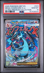 2025 Pokemon Black Star Promo Ultra Premium Collection Mega Charizard X Ex #023 PSA 10