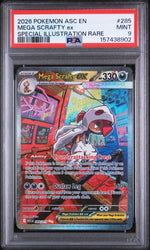 2026 Pokemon Mega Evolution Ascended Heroes Special Illustration Rare Mega Scrafty Ex #285 PSA 9