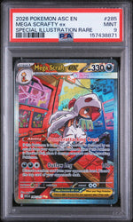 2026 Pokemon Mega Evolution Ascended Heroes Special Illustration Rare Mega Scrafty Ex #285 PSA 9