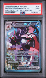 2026 Pokemon Mega Evolution Ascended Heroes Special Illustration Rare Marnie's Grimmsnarl Ex #287 PSA 9