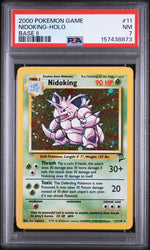 2000 Pokemon Base Set 2 Holo Nidoking #11 PSA 7