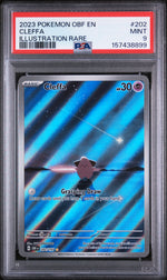 2023 Pokemon Scarlet and Violet Obsidian Flames Illustration Rare Cleffa #202 PSA 9