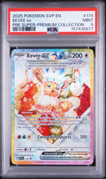 2025 Pokemon Scarlet and Violet Black Star Promo Prismatic Evolutions Super Premium Collection Eevee Ex #174 PSA 9