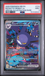 2025 Pokemon Scarlet and Violet Destined Rivals Special Illustration Rare Team Rocket's Crobat Ex #234 PSA 9