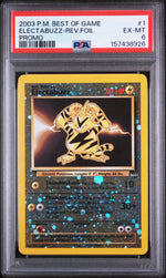 2003 Pokemon Best of Game Promos Reverse Holo Electabuzz #1 PSA 6