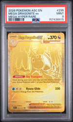 2026 Pokemon Mega Evolution Ascended Heroes Mega Hyper Rare Mega Dragonite Ex #295 PSA 9