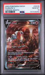 2023 Pokemon Sword and Shield Crown Zenith Galarian Gallery Entei V #GG36 PSA 10