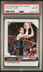 2024 Panini Instant WNBA Caitlin Clark #144 /14567 PSA 8