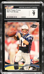 2012 Topps Prime #50 Tom Brady CGC 9