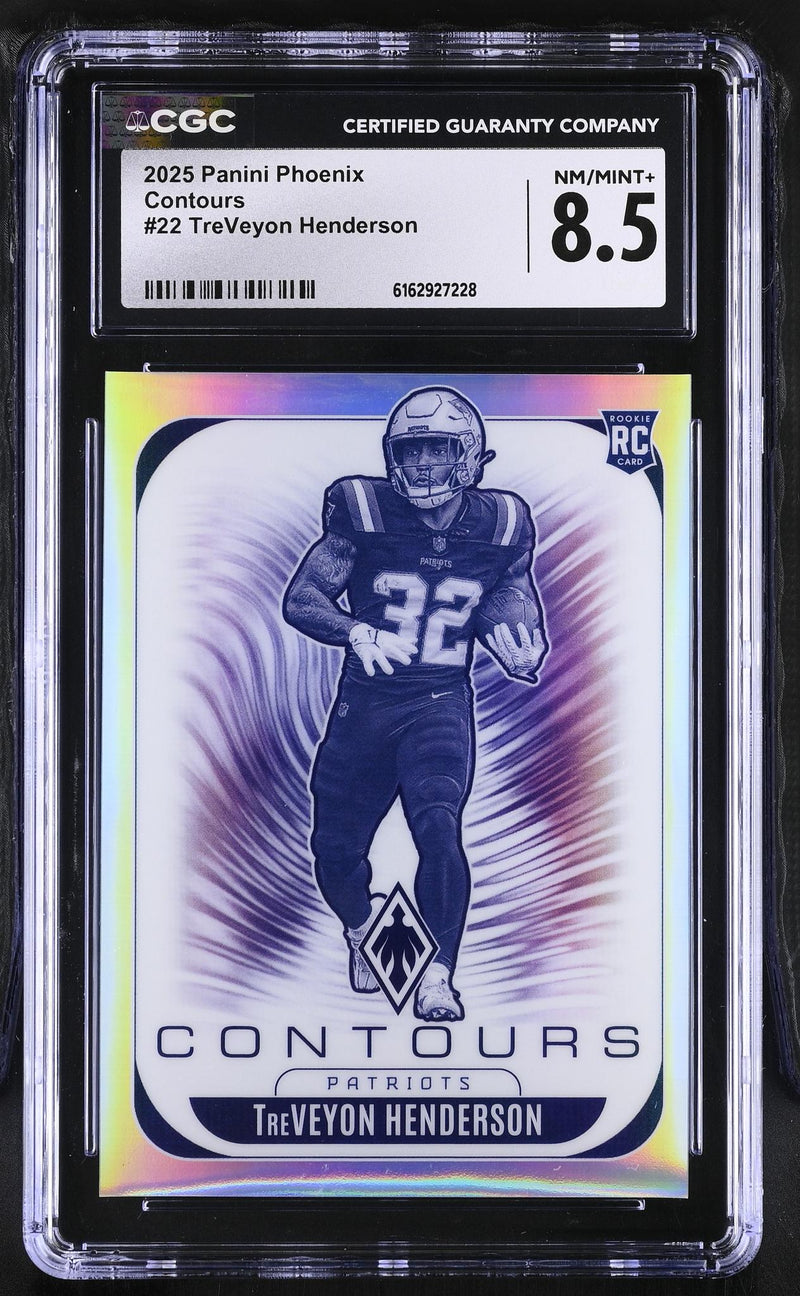 2025 Phoenix #22 TreVeyon Henderson Contours CGC 8.5