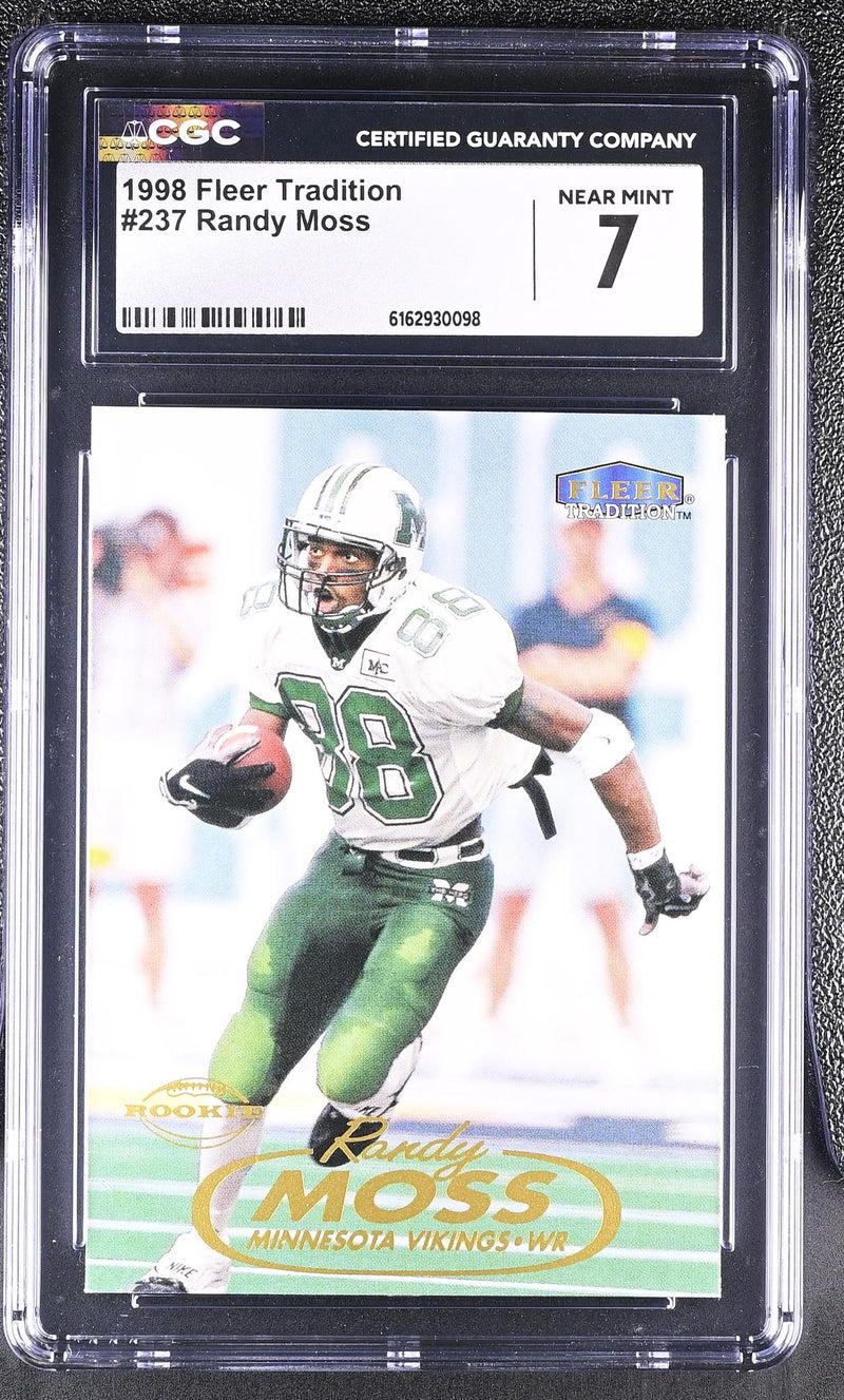 1998 Fleer Tradition #237 Randy Moss CGC 7