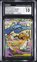 Pokemon Mega Dream ex Mega Dragonite ex #232/193 Mega Attack Rare Holo CGC 10