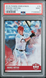 2018 Panini Diamond Kings Facing Left Shohei Ohtani #76 PSA 9