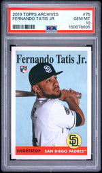 2019 Topps Archives Fernando Tatis Jr. #75 PSA 10
