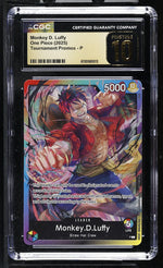 2025 Bandai One Piece Monkey D. Luffy P-001 Tournament Promos CGC Pristine 10