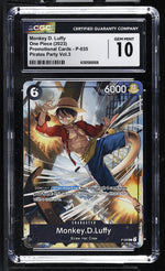 2023 Bandai Promotional Cards Monkey D. Luffy P-035 Pirates Party Vol.3 CGC 10