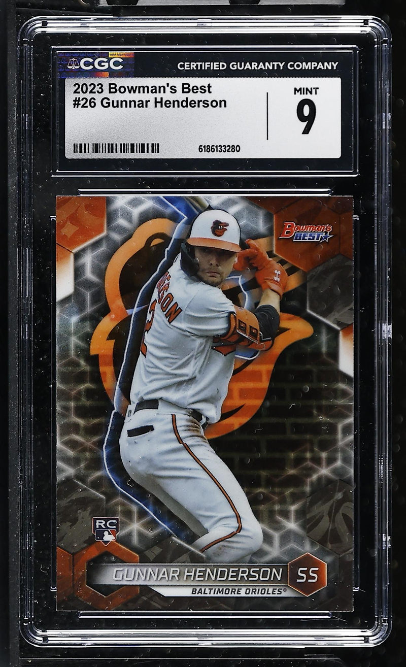 2023 Bowman's Best Gunnar Henderson #26 Rookie CGC 9