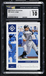 2021 Panini Chronicles Aaron Judge #25 CGC 10