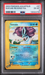 2003 Pokemon Aquapolis Suicune #37 PSA 6
