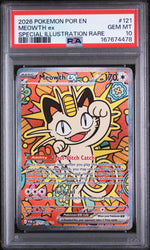 2026 Pokemon Perfect Order Special Illustration Rare Meowth Ex #121 PSA 10