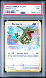 2020 Pokemon Sword and Shield Vivid Voltage Rayquaza #138 PSA 9
