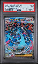 2025 Pokemon Black Star Promo Ultra Premium Collection Mega Charizard X Ex #023 PSA 9