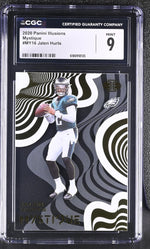 2020 Panini Illusions Mystique Jalen Hurts #MY16 CGC 9