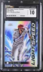 2025 Topps Cosmic Chrome Light Speed Elly De La Cruz #LS-2 CGC 10