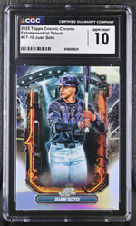 2025 Topps Cosmic Chrome Juan Soto #ET-10 Extraterrestrial Talent CGC 10
