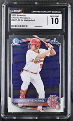 2025 Bowman Chrome Prospects 1st Bowman JJ Wetherholt #BCP-22 CGC 10