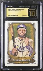 2024 Topps Allen & Ginter Junior Caminero #92 RC CGC Pristine 10