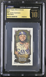 2024 Topps Allen & Ginter Mini Junior Caminero RC A&G Back #92 CGC 10