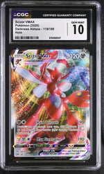 Pokémon Darkness Ablaze Scizor VMAX #119/189 Holo Holo CGC 10