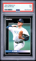1992 Panini Pinnacle Nolan Ryan #50 PSA 7